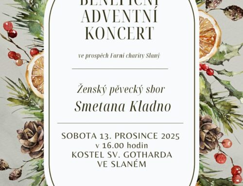 Vánoční koncert 13.12.2025 pro Charitu Slaný