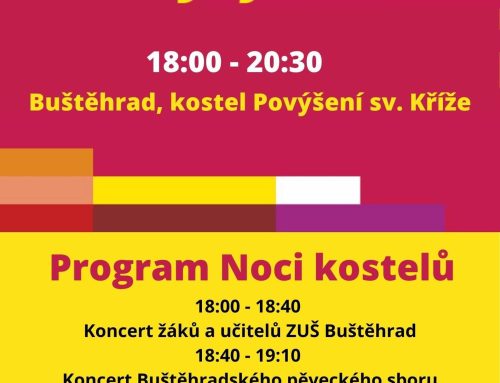 Noc kostelů v Buštěhradě 29.5.2026 v 19:45